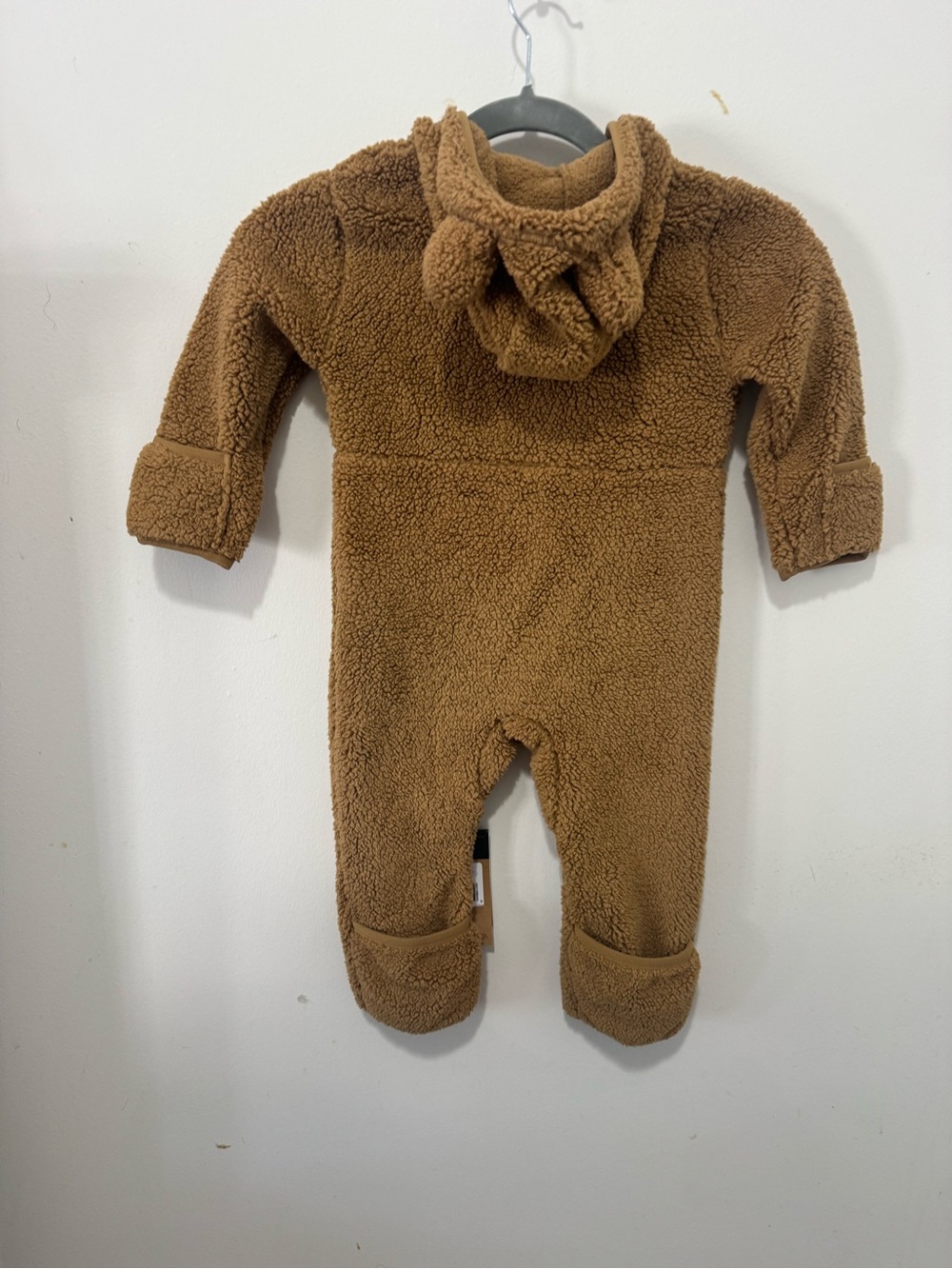 The North Face Toddler Brown Teddy Fleece One-Piece - Picture 6 of 6